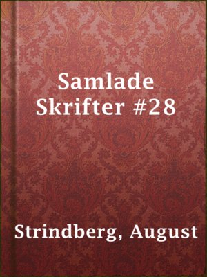 cover image of Samlade Skrifter #28